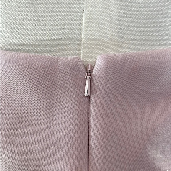 Badgley Mischka Rosette Scuba Strapless Gown, 8 - Picture 12 of 16